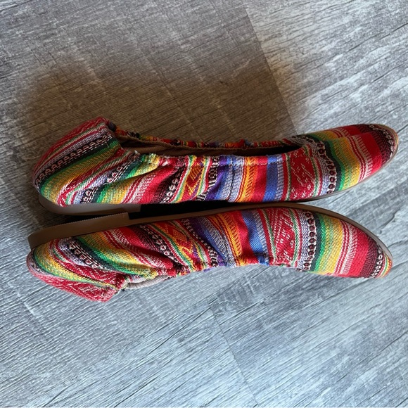 Minnetonka Womens Lodge Trapper Multicolor Slip On Ballet Shoes Size 7.5 - Picture 8 of 10